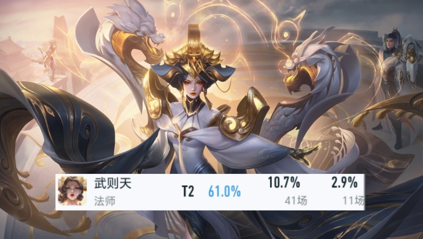 武则天61%胜率登顶KPL！但狂铁才是真神，职业出装分享，快来学