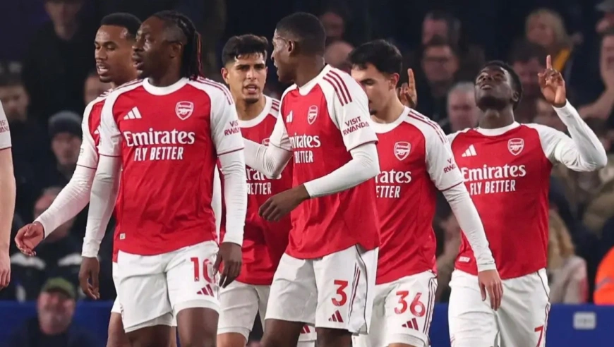 英超：阿森纳1-0客胜布莱顿 7分优势领跑积分榜 萨卡一击制胜