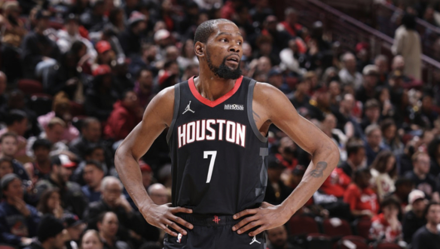 火箭掉至西部第六！杜兰特40+7+5无缘逆转 末节15分献致命进攻犯规