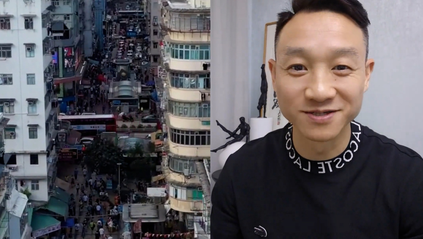 杨威和妻子为在香港读书的儿子租房，“刷新了自己对租房的认知，50平米以上算豪宅”