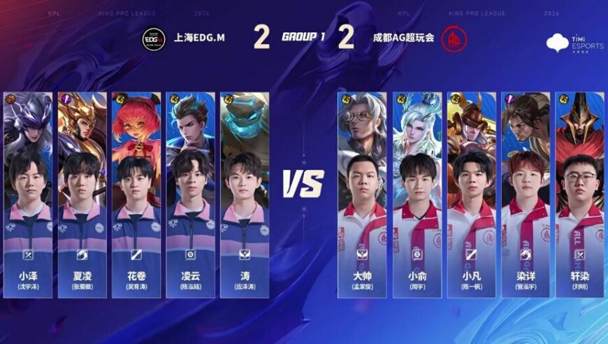 AG 3-2 EDGM：轩染蒙恬扛下所有，AG有惊无险拿下第一分