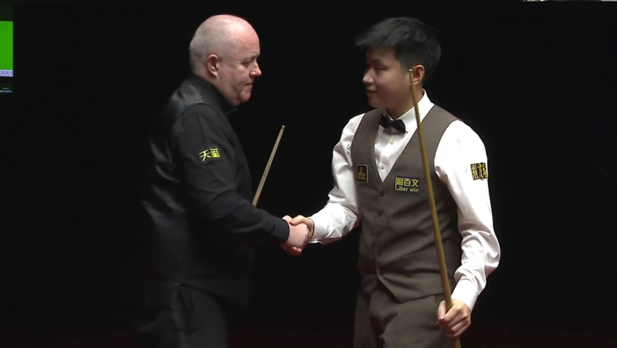 2026斯诺克世界大奖赛：赵心童5-3希金斯，争黑拼翻袋