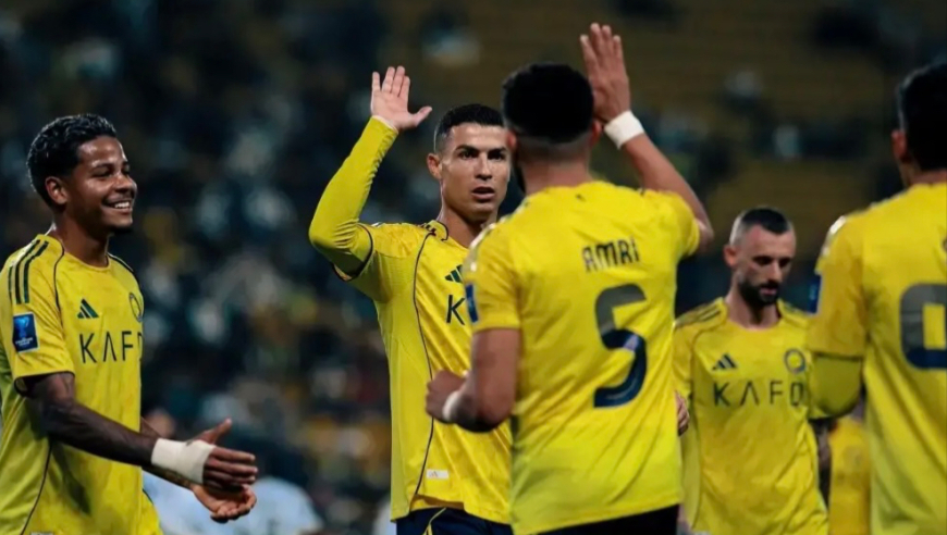 亚冠二级：利雅得胜利5-1祖拉全胜战绩出线 C罗首发送出助攻