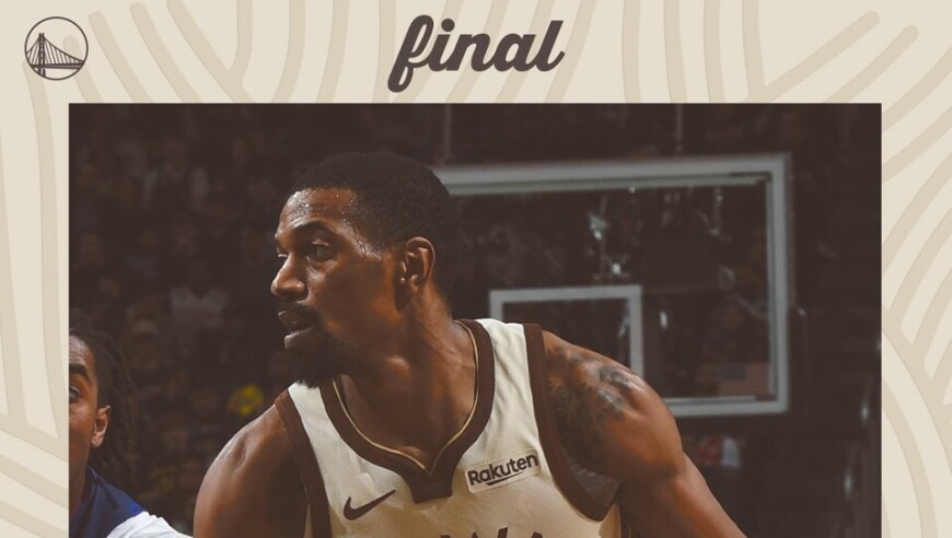 勇士官方账号:Fought to the finish.