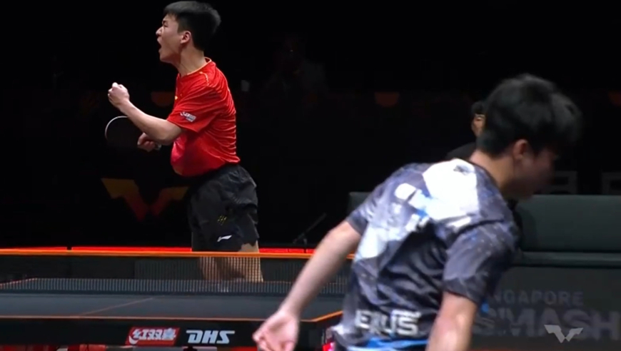 涨球了！向鹏vs安宰贤制胜局全程：连拿7分击溃对手引解说大赞