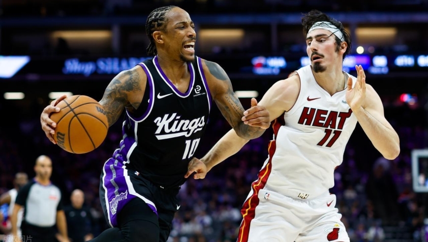 130-117！热火击败国王，热巴25+7+5，威少22+6，德罗赞两度引冲突