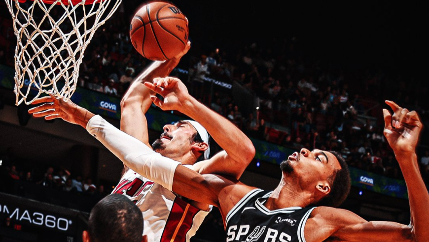9日NBA官方十佳球：哈克斯单臂滑翔隔扣文班 申京暴力隔扣乐福
