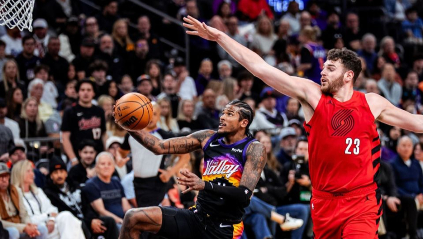 杨瀚森被下放！开拓者轻取太阳阿夫迪亚伤退 克林根23+12马鲁阿奇7+7