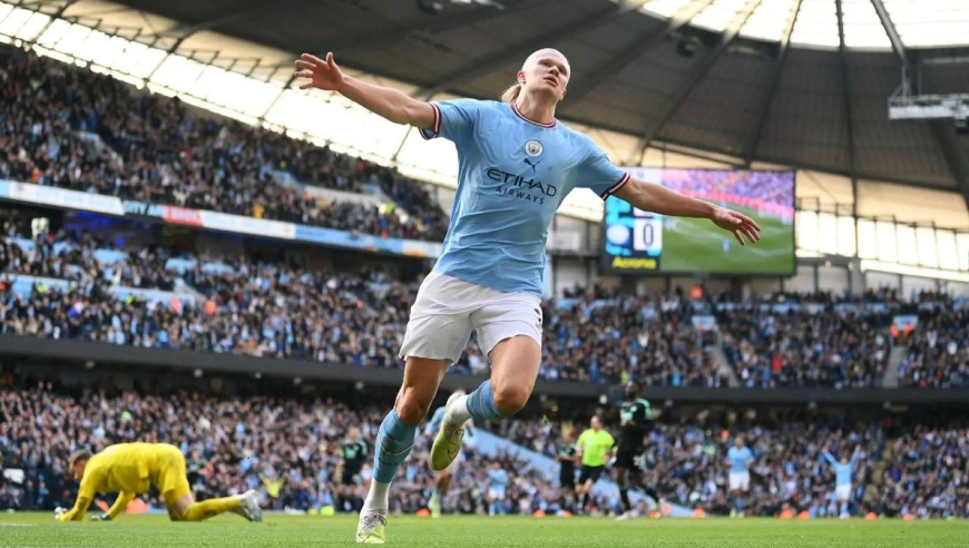 英超联赛最恐怖大杀器，哈兰德全能进球集锦！