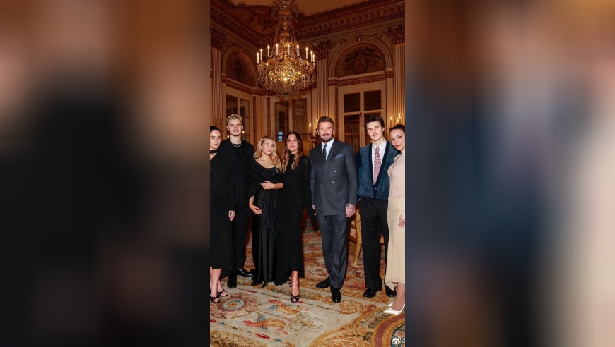 大儿子控诉后，贝克汉姆携家人走红毯,用行动证明家人团结的可贵