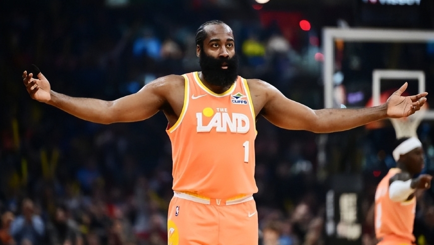 哈登拇指骨折，米切尔腹股沟缺席！骑士又要一轮游