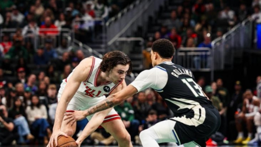 吉迪空砍准三双，字母哥41+15+9率队掀翻东部第一，雄鹿静待火箭