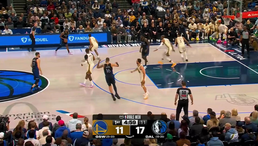 登场就有用！库明加替补出场一分钟两次打2+1助勇士反超独行侠