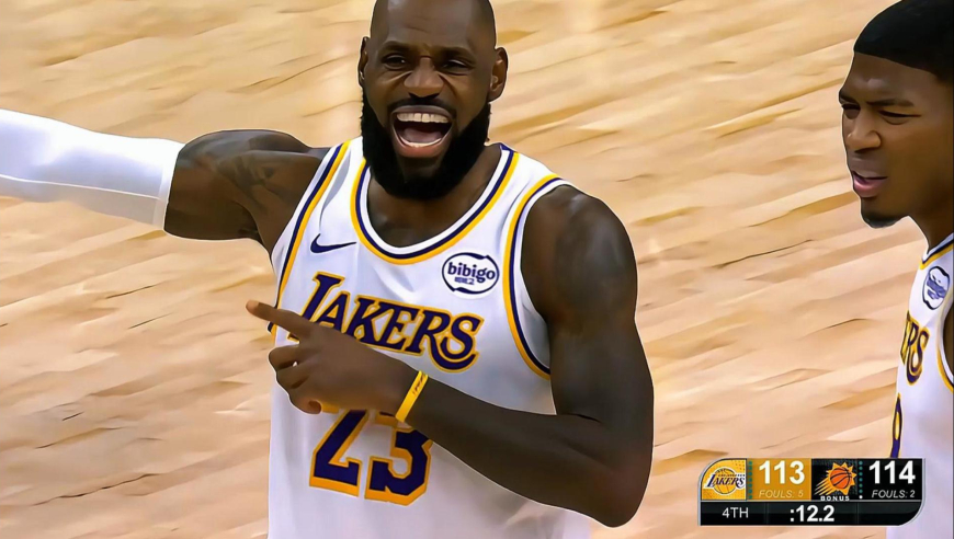 神剧情！狄龙关键三分助太阳反超却吃到技犯被罚下 詹姆斯都乐了