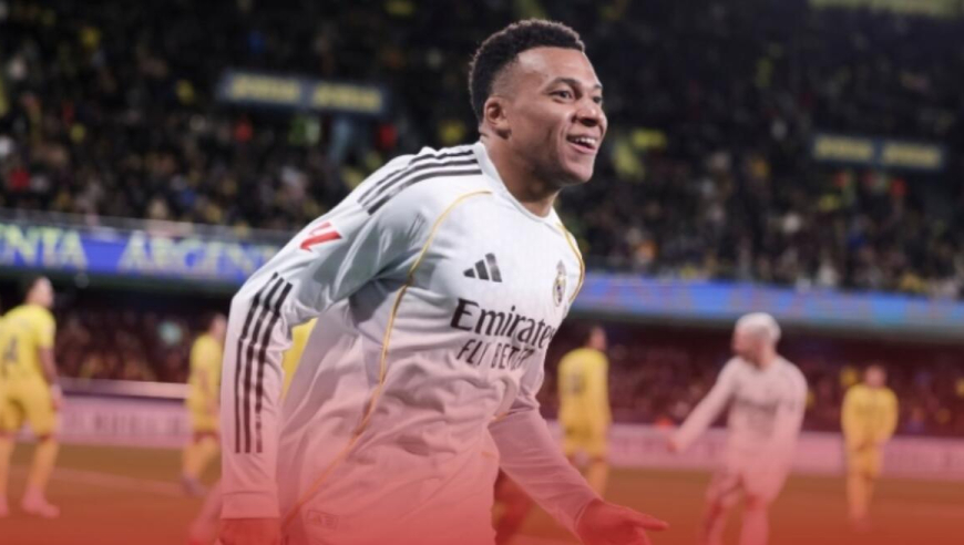 西甲-5连胜！皇马2-0黄潜先赛暂登顶，姆巴佩勺子点射+双响