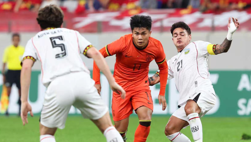 王钰栋致敬C罗，U23国足2-1东帝汶，最强对手14球狂胜抢占小组第1