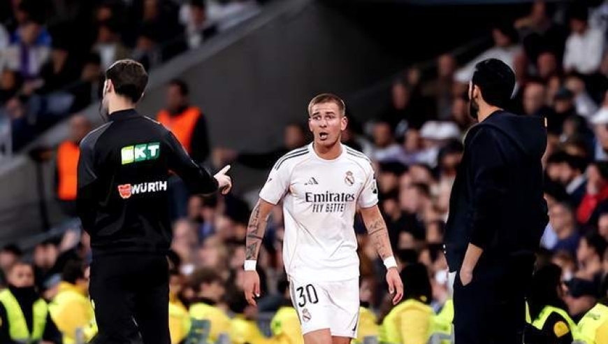 6场仅出战42分钟！皇马18岁前锋又沦为替补 骂裁判禁赛2场