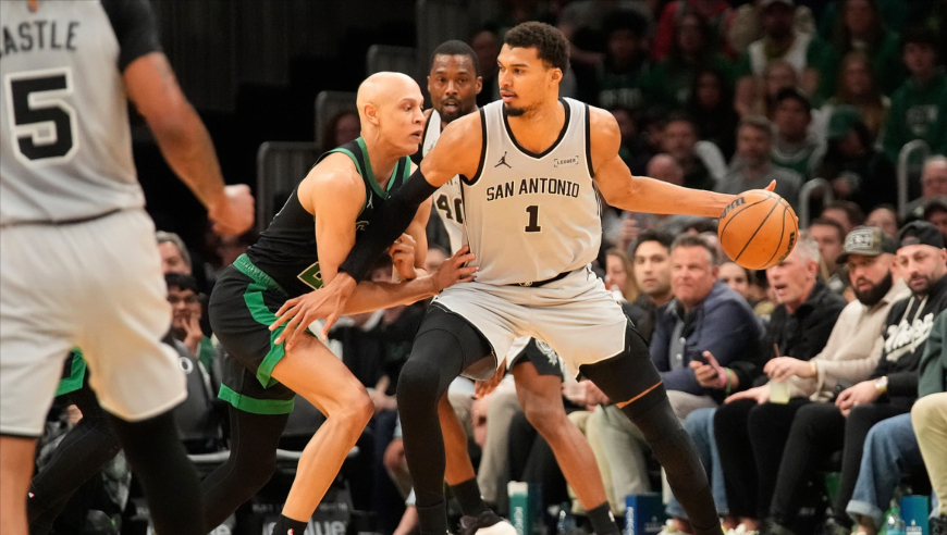 马刺凯尔特人决胜时刻：文班亚马率队逆转 尚帕尼三分线制胜封盖