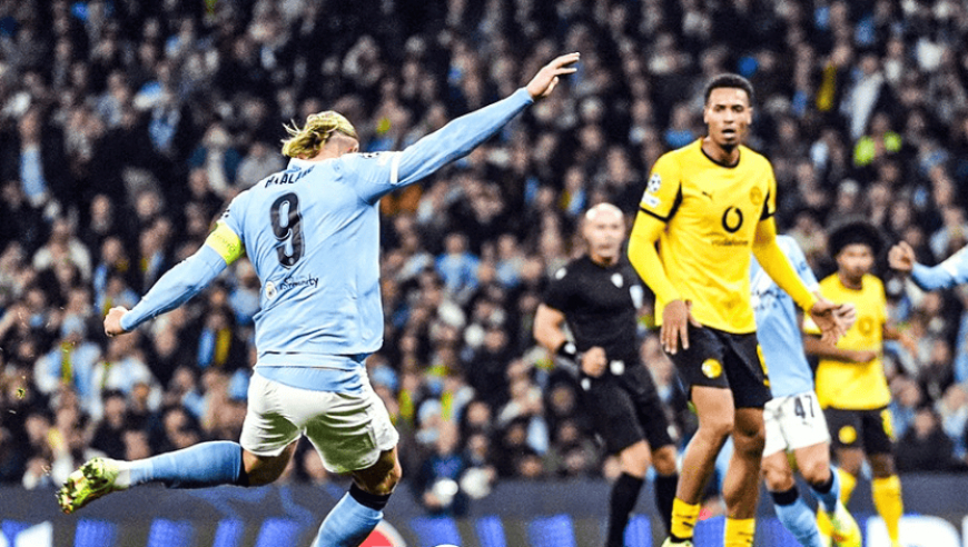 欧冠综述：曼城4-1多特！巴萨爆冷3-3，国米开局4连胜+穆帅4连败