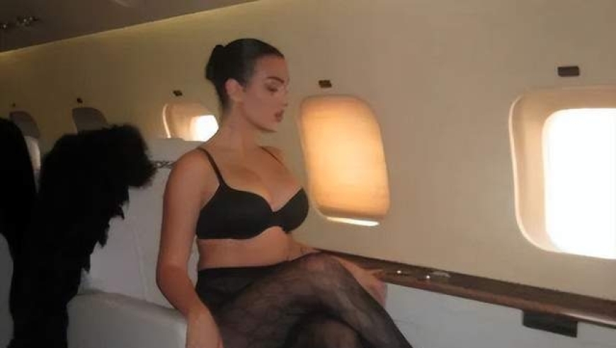 C罗未婚妻令粉丝窒息的性感飞行引关注 ，&ldquo;因为是专机所以没关系&rdquo;