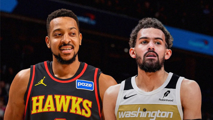 老鹰奇才一换二交易达成！特雷杨前往华盛顿 CJ和基斯珀特远赴亚特兰大