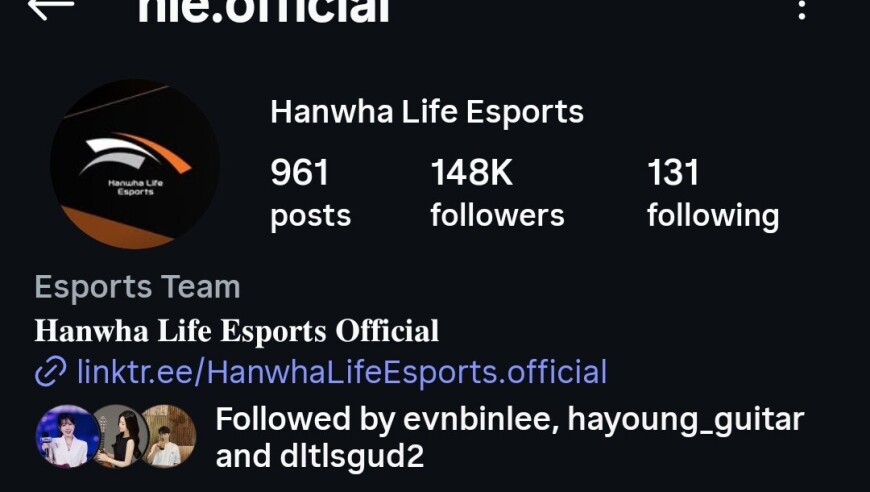 有说法？小吕布哥哥INnoVation关注了HLE的社媒账号