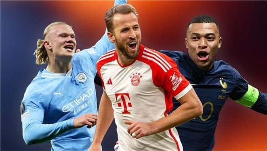 年度全球射手榜：C罗37球跻身前10 梅西第4 姆巴佩55球领跑