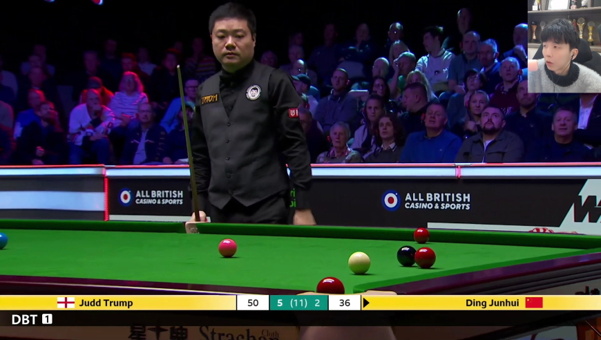 丁俊晖英锦赛不敌世界第一，简单失误多了，真的太可惜了