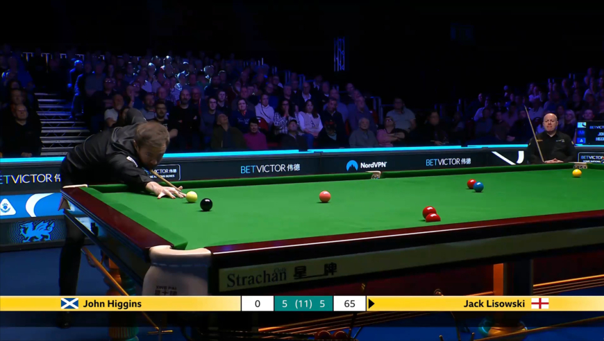 硬核决胜局！利索夫斯基6-5绝杀希金斯，挺进威尔士决赛