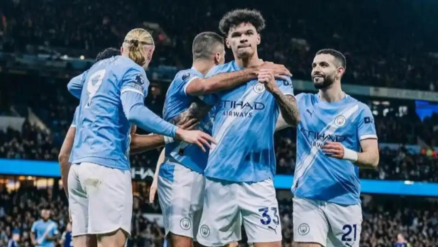 英超-曼城2-1纽卡距榜首2分，奥赖利双响，哈兰德、马尔穆什送助攻