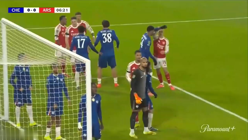 太刺激！慢镜还原阿森纳切尔西极致5球疯狂对轰，阿森纳3-2切尔西