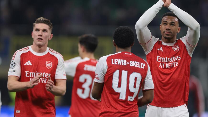 阿森纳为备战曼联大轮换，仍战胜国米豪取欧冠七连胜