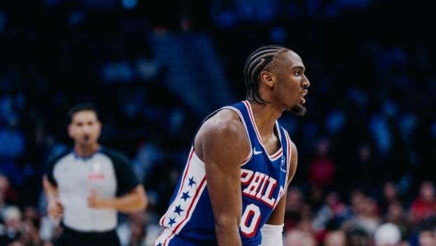 阿夫迪亚26+10+8二轮秀8记三分，马克西空砍30分，开拓者大胜76人