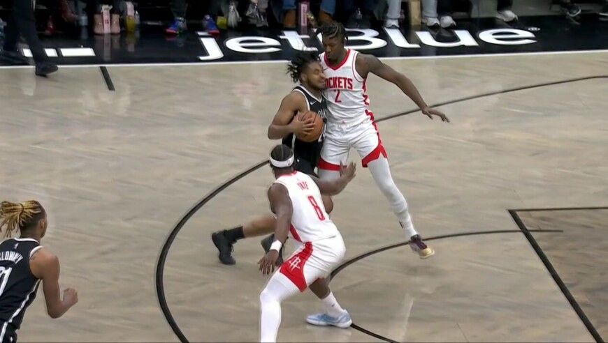 【回放】火箭vs篮网第1节中文解说回放