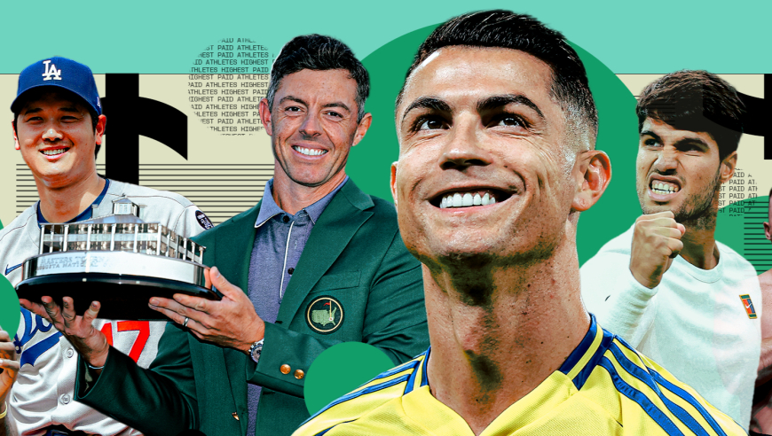 2025年全球收入最高100位体育明星，没有一位女性，国内无人上榜