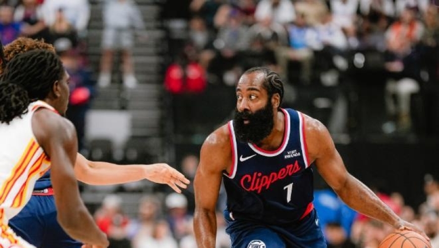 哈登空砍35+10+11，二轮秀8记三分送快船5连败，老鹰连斩洛杉矶双雄