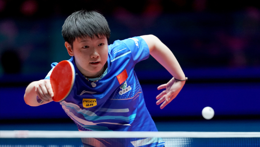 掌控全局！孙颖莎连拿4分一波击溃早田希娜 相持段稳定压制老对手