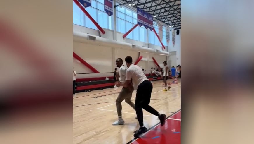 NBA球星单挑赛曝光：马克西PK拉文弹无虚发 轮番单挑太精彩