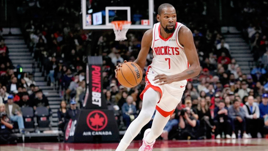 火箭139-121猛龙取2连胜！杜兰特31分、申京准三双激活全队