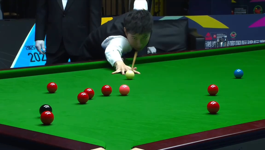 南京国锦赛：双赛点决胜局！赵心童关键中袋切进，6比5绝杀晋级16强