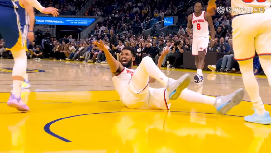 又发病了！多角度回顾格林摔倒拉拽唐斯的腿 裁判回放升级一级恶意