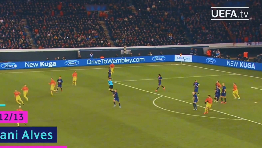 体坛记忆｜震惊足坛十大外脚背助攻，每一个都精彩绝伦