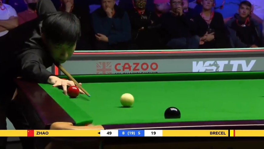体坛记忆｜ 赵心童价值170万斯诺克，对手放弃治疗大力轰击，裁判差点笑喷
