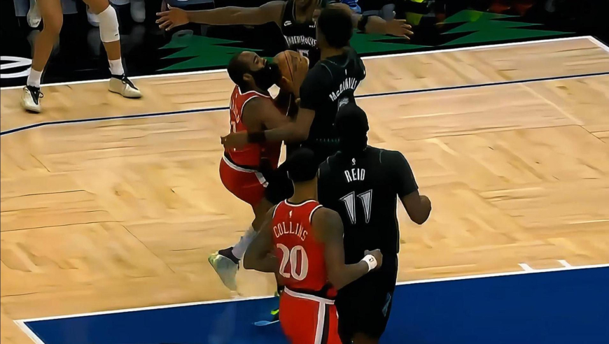 知耻后勇！森林狼连续得分快船完成回应球 哈登打成2+1持续发力