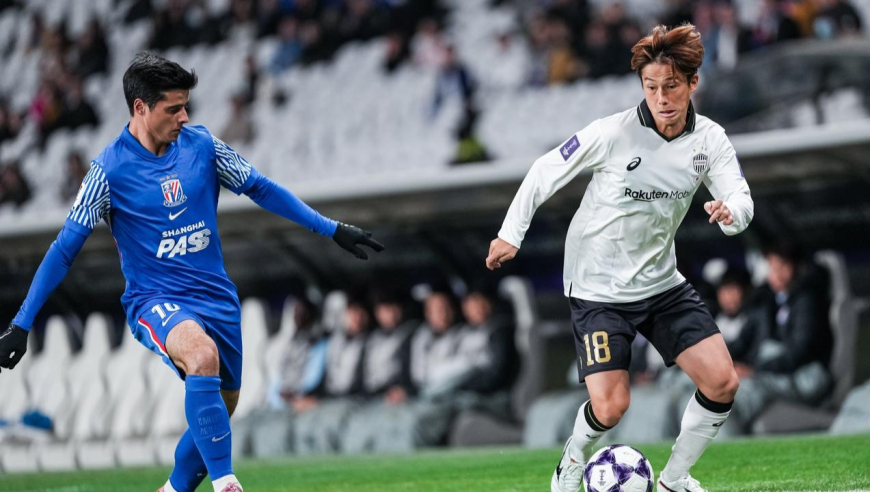 亚冠申花丢球，神户连续传递打穿防线，VAR介入不越位