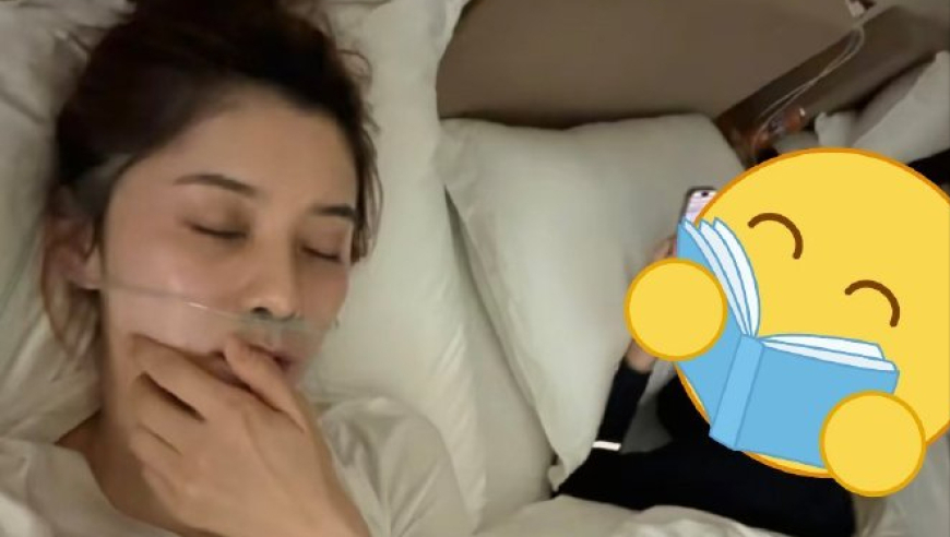 窒息！梁靖崑演员老婆看亚锦赛紧张到吸氧，直言差点死了