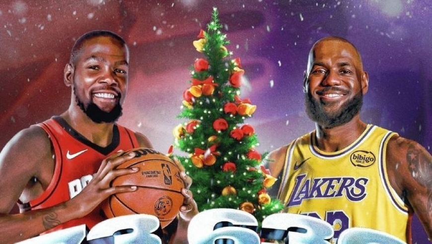 60分36板18助！细数NBA圣诞大战5大纪录，两项保持超60年，东契奇差点打破一项