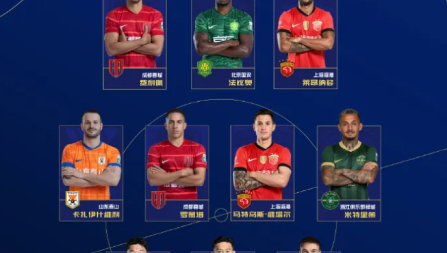 中超最佳阵容成年度笑话：蒋光太、周定洋无缘，穆斯卡特比窦娥冤