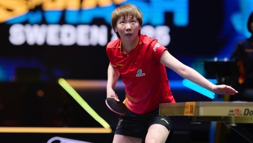 赛点 | 6年豪取29连胜！孙颖莎之后，王曼昱给出“炸桥”标准答案