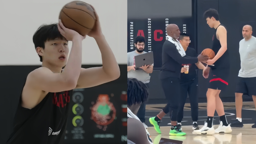 底角三分神准5连中！比卢普斯亲自特训，杨瀚森夏联首秀倒计时